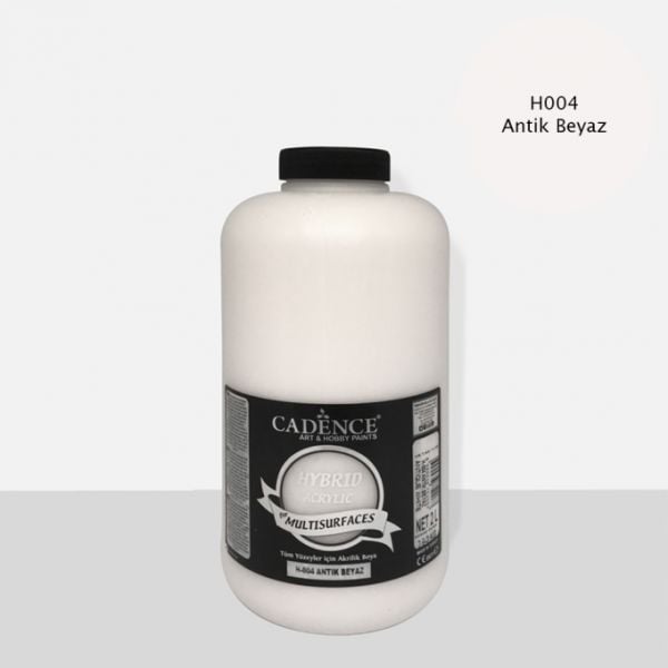 Cadence 2000 ml Hybrid Akrilik Multisurfaces Boya - Antik Beyaz [H004]