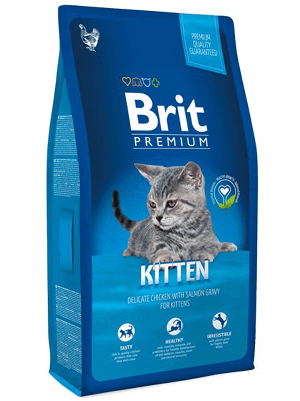 Brit Premium Kitten Tavuk ve Somonlu Yavru Kedi Maması 8 Kg Yavru