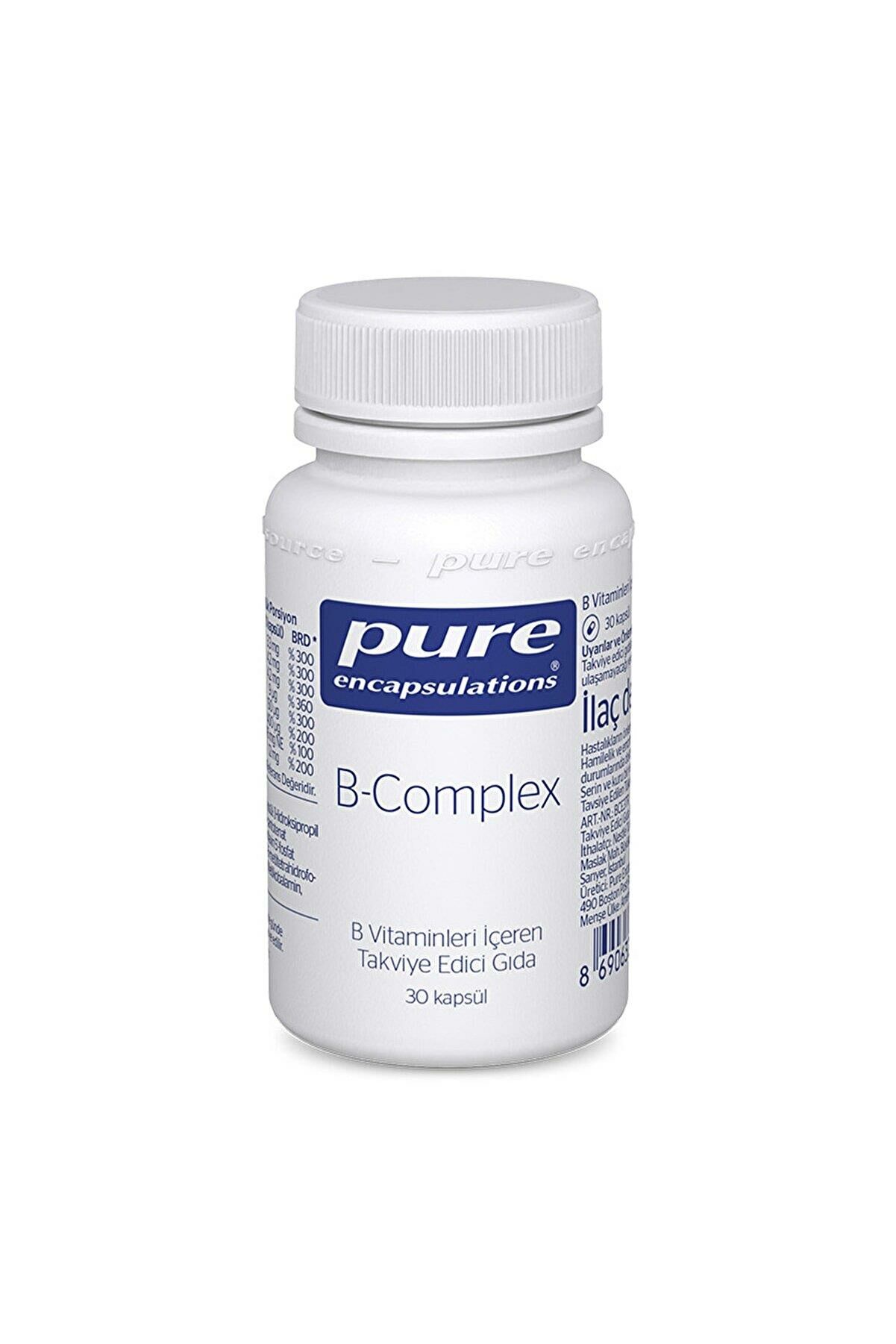 Pure Encapsulations B-complex 30 Kapsül | Kozmeko.com