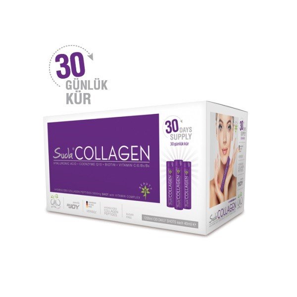 Suda Collagen 40 ml 30 Adet Aylık Paket Erik Aromalı Fiyatı