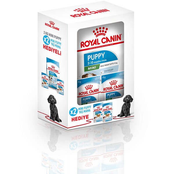 Royal Canin Mini Puppy Küçük Irk Yavru Köpek Maması 2 Kg+2 Konserve Hediyeli