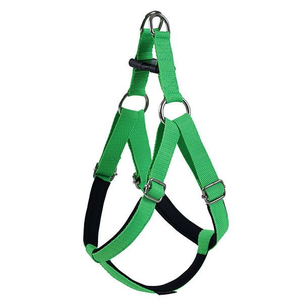 Actirex Neon Köpek Göğüs Tasması Yeşil M 2x45-55 Cm