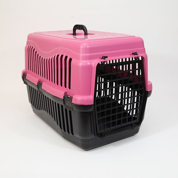 Pet Style Büyük Kedi Köpek Kafesi Pembe 63X43X45h