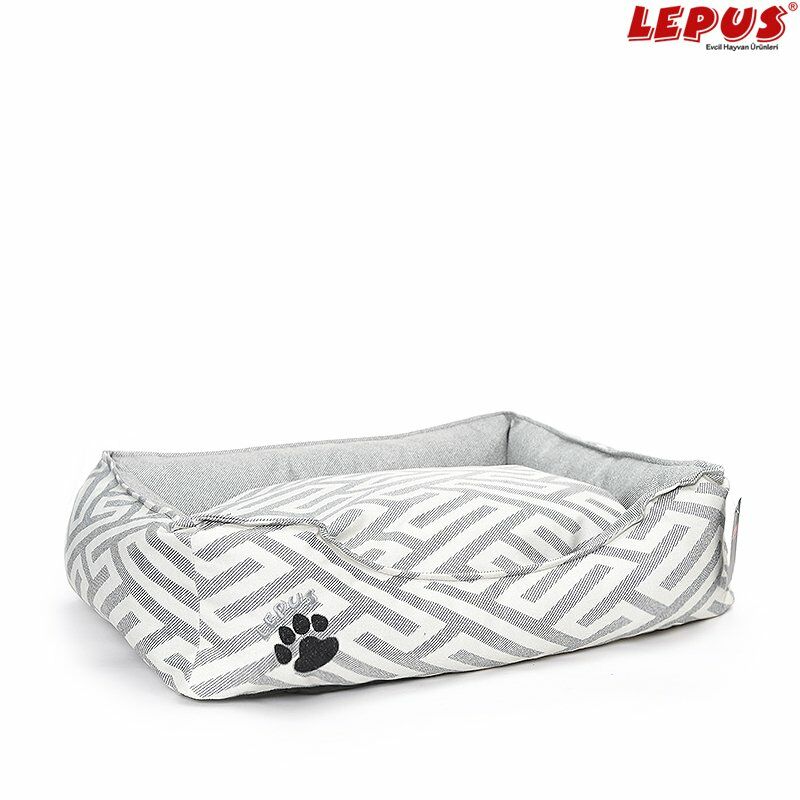 Lepus Premium Köpek Yatağı Gri M 60x44x22h cm