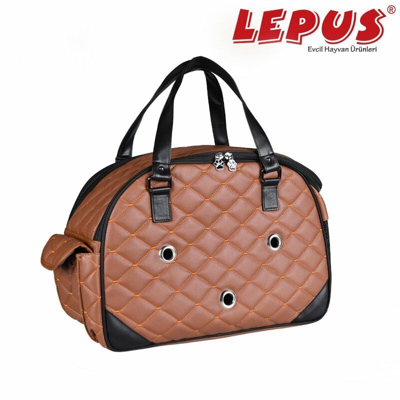 Lepus Kedi ve Köpek İçin Luxury Bag Taba m 21x47x33h cm