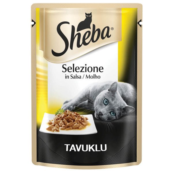 Sheba Select Slices Soslu Tavuklu Yetişkin Konserve Kedi Maması 85 Gr