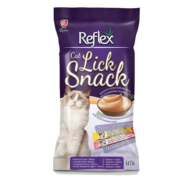 Reflex Likit Snack Atıştırmalık Sıvı Kedi Ödülü 6x15 Gr