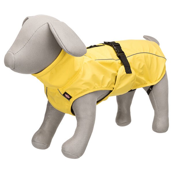 Trixie Vimy Dolgulu Ve Yansıtıcı Köpek Yağmurluk Sarı S 40 Cm