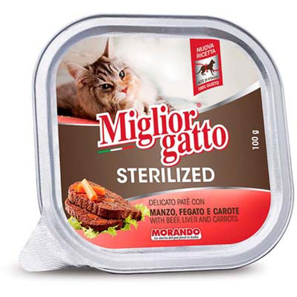 Miglior Gatto Biftek Ciger Ve Havuçlu Kısırlaştırılmış Yetişkin Kedi Konservesi 100 Gr