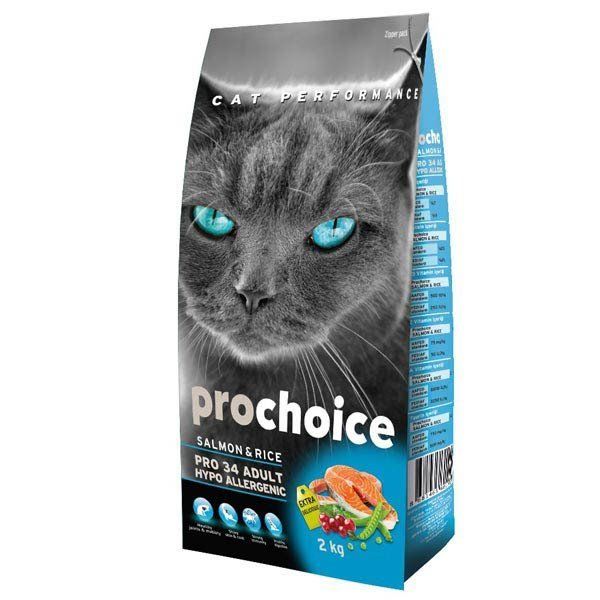 Pro Choice Pro 34 Adult Salmon Somonlu Yetişkin Kedi Maması 2Kg