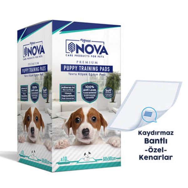 Nova Köpek Tuvalet Eğitim Çiş Pedi 60x90 Cm 10 Adet