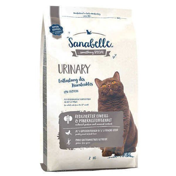 Sanabelle Urinary Glutensiz İdrar Yolları Sağlığı İçin Yetişkin Kedi Maması 2 Kg