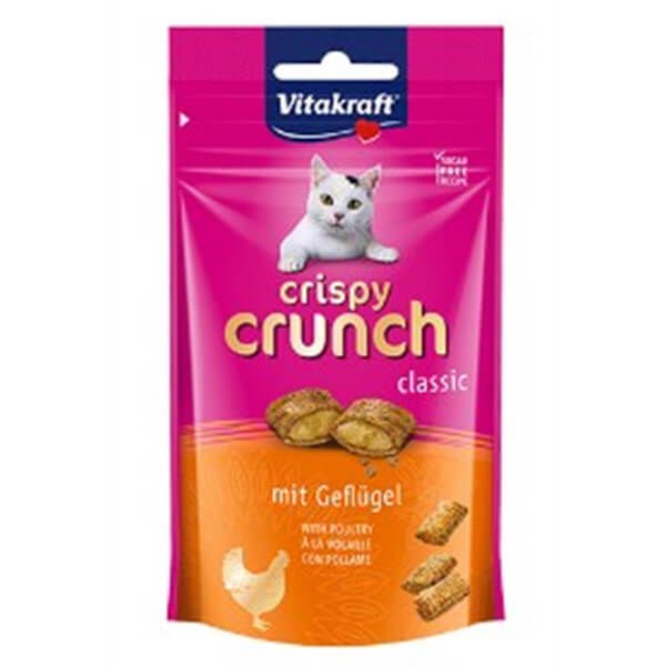 Vitakraft Crispy Crunch Kümes Hayvanlı Kedi Ödülü 60 Gr