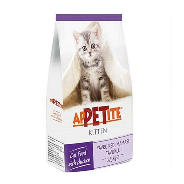 Appetite Adult Tavuklu Yavru Kedi Maması 1.5 Kg