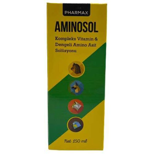 Pharmax Aminosol Köpek Kedi ve Kuş Kemirgen Vitamini 150 ml