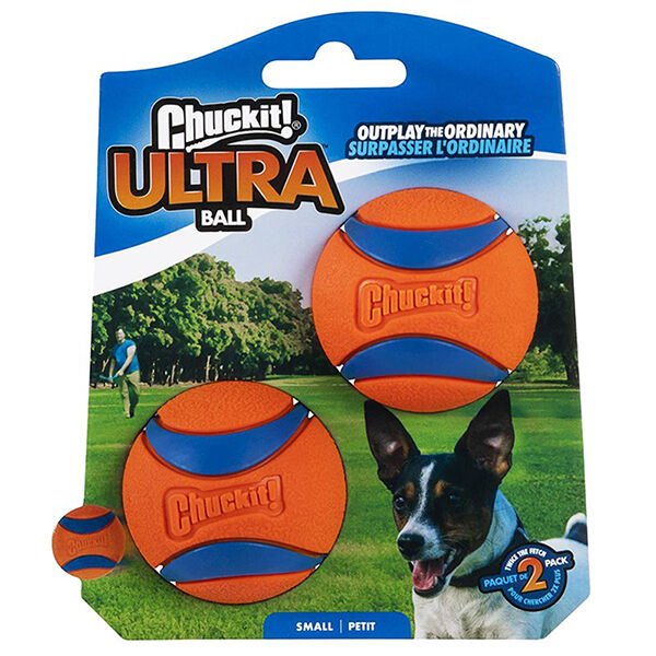 Chuckit Ultra Ball Köpek Oyun Topu Oyuncağı Small 2 Adet Turuncu