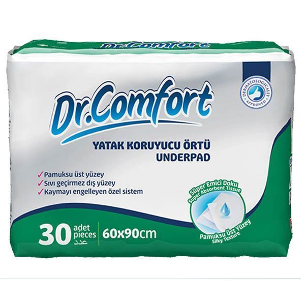 Dr.Comfort Süper Emici Çiş Pedi 60X90 Cm 30 Adet