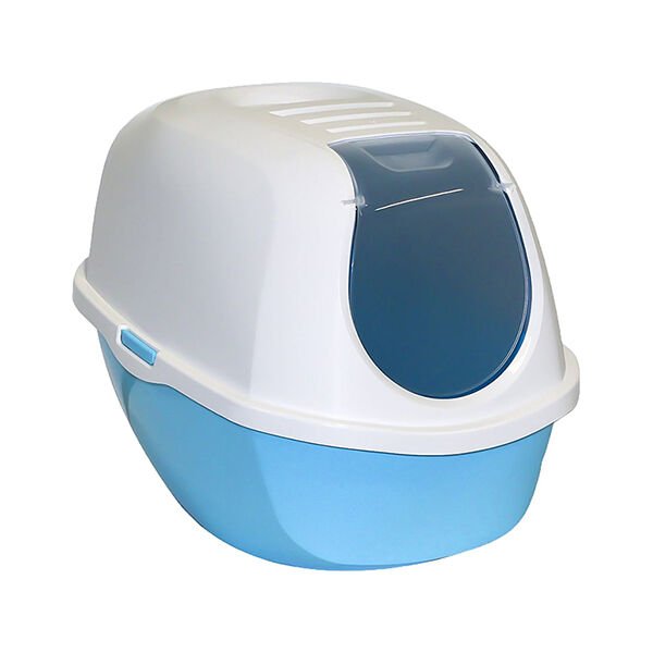Moderna Smart Kapalı Kedi Tuvaleti Açık Mavi 40x54x41 Cm