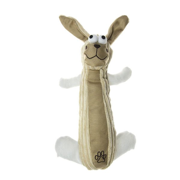 İmac Doğal Kumaş Ve Naylon Tavşan Köpek Oyuncağı 30 cm