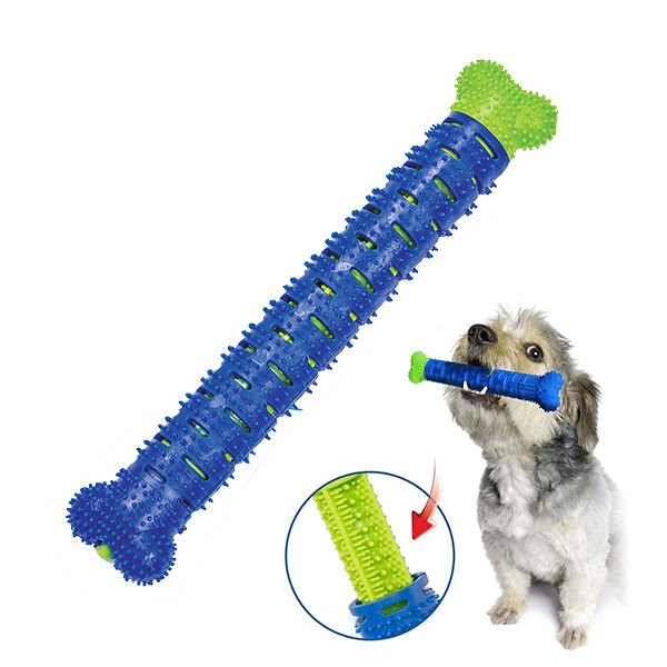 Dougez Chewbrush Diş Temizleme Köpek Oyuncağı Mavi/Yeşil