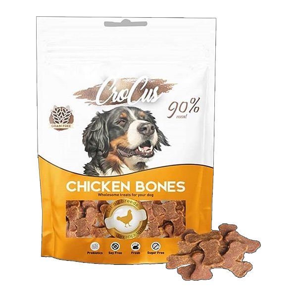 Crocus Bones Tavuklu Tahılsız Köpek Ödülü 80 Gr