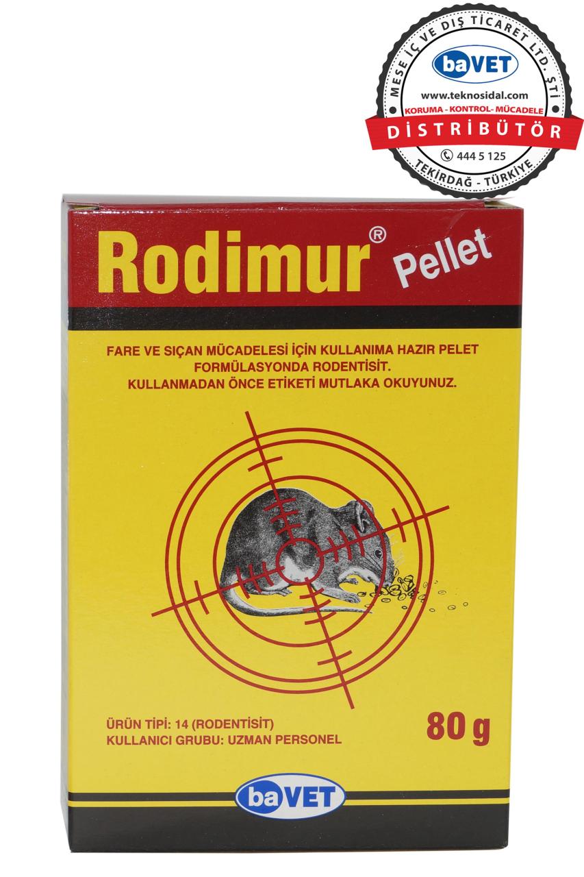 Rodimur Pellet 80 g Bavet