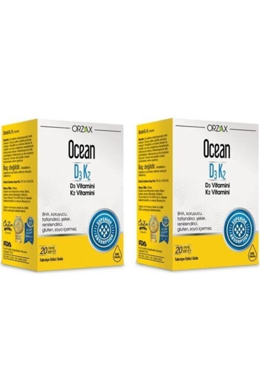 Ocean Vitamin D3k2 Damla 20 ml 2�li Paket