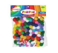 Ticon Pompom 10Mm ,100'Lü Paket Pastel Renkler