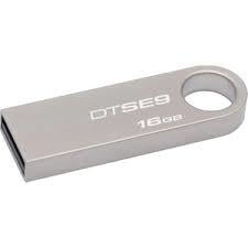 Kingston 16gb Flash Bellek Mini Metal Kasa Orjinal DTSE9H/16GBZ