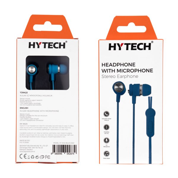 Hytech HY-XK24 Telefon Kablulo Kulaklığı Beyaz