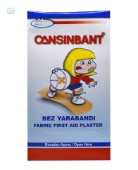 Cansınbant Bez Yara Bandı 30X10 Kutu 300 Adetli