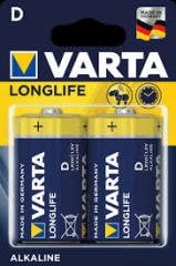 Varta Lr20 1.5V Alkaline D Kalın Pil 2Li Blister(Mn1300)