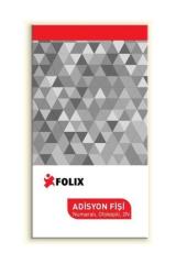 Folix Adisyon Fişi Otokopili 2 Nüsha Numaralı 50 'Li 85Mmx160Mm