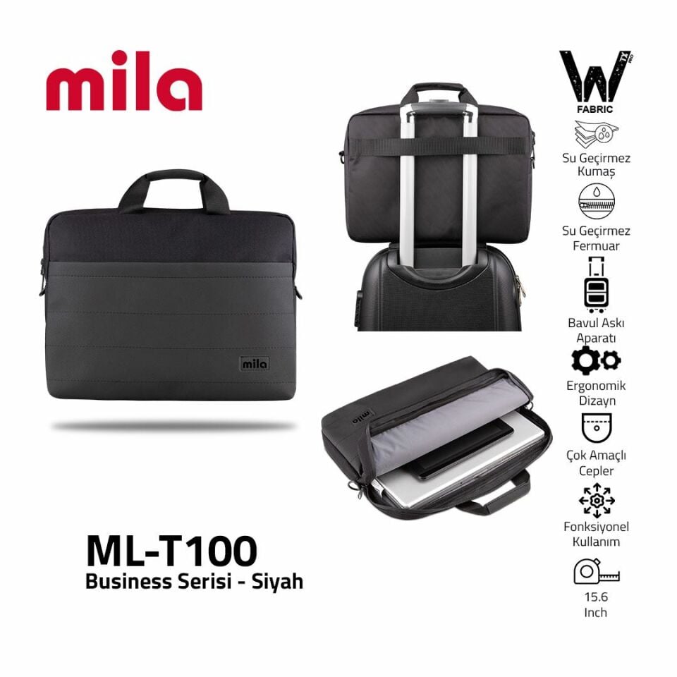 Mila T100 Business serisi 15.6 inch uyumlu Macbook Laptop Notebook