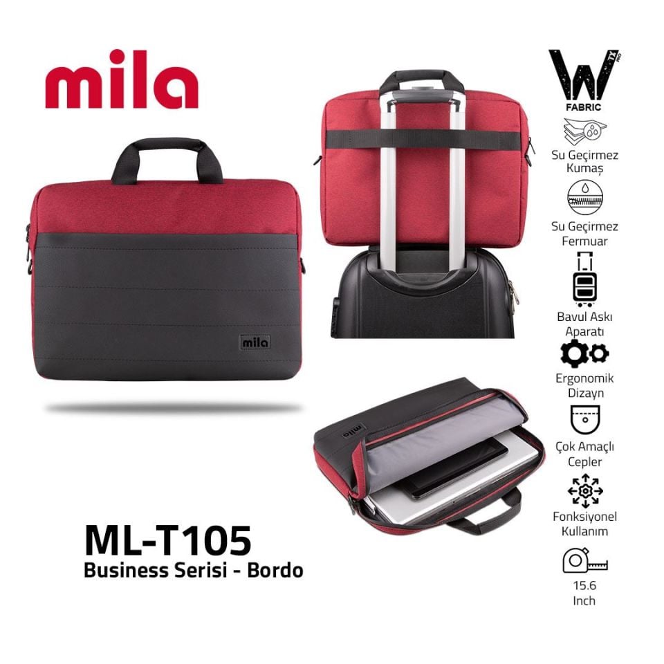 Mila T105 Business serisi 15.6 inch uyumlu Macbook Laptop NotebookÂ 