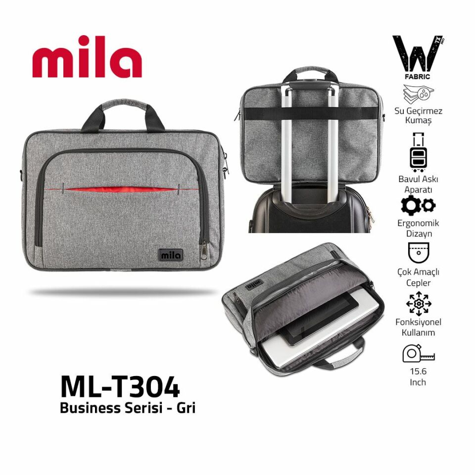 Mila T304 Business serisiÂ 15.6 inch uyumlu Macbook Laptop NotebookÂ 