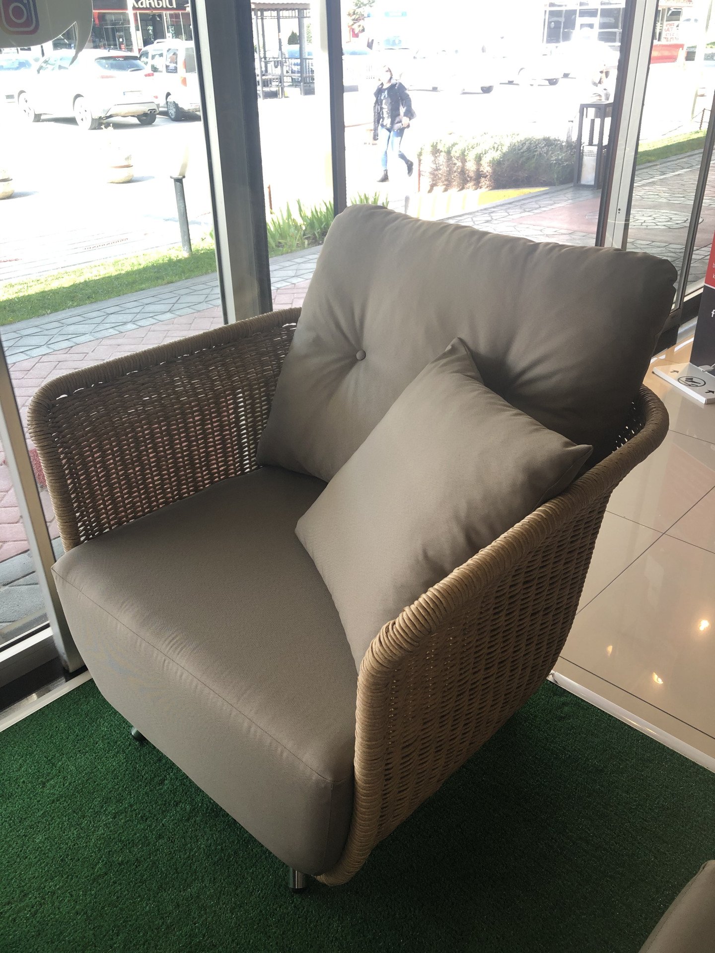 Safran Üçlü Oturma Grubu Cappucino | Rattan Oturma Grupları | Sedilia ...