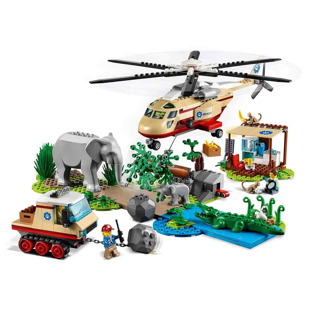 Lego City Wildlife Vahşi Hayvan Kurtarma Operasyonu 60302