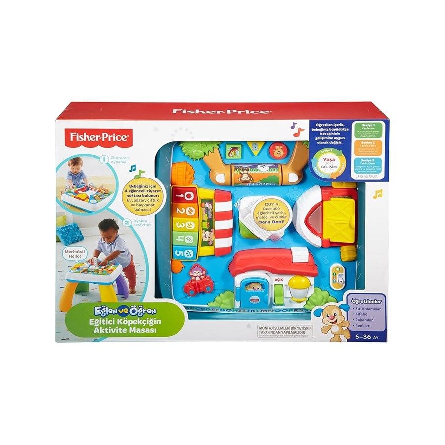 Fisher Price Eğitici Köpekçiğin Aktivite Masası