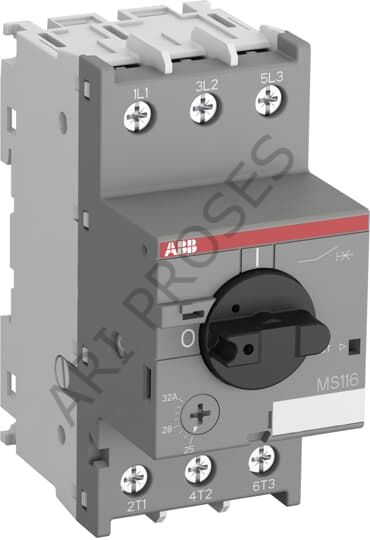 Abb Ms116-20 Motor Koruma Şalteri MKŞ 7,5kW 7.5kW 20A