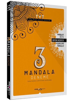 Marka Yayınları TYT Mandala Hediyeli 3 Deneme