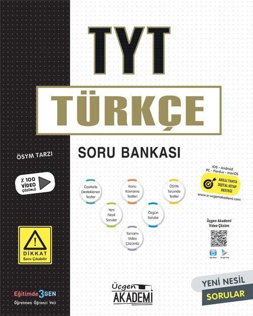 Üçgen Akademi TYT Türkçe Soru Bankası