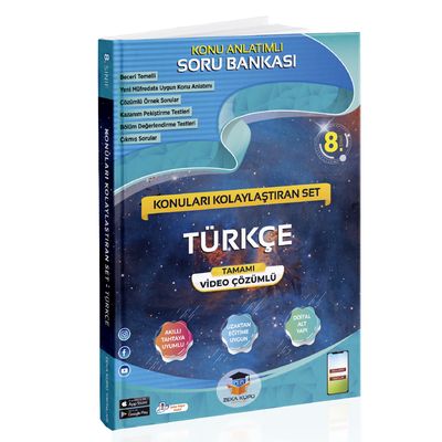 Zeka Küpü Yayınları 8. Sınıf LGS Türkçe Konu Anlatımlı Soru Bankası