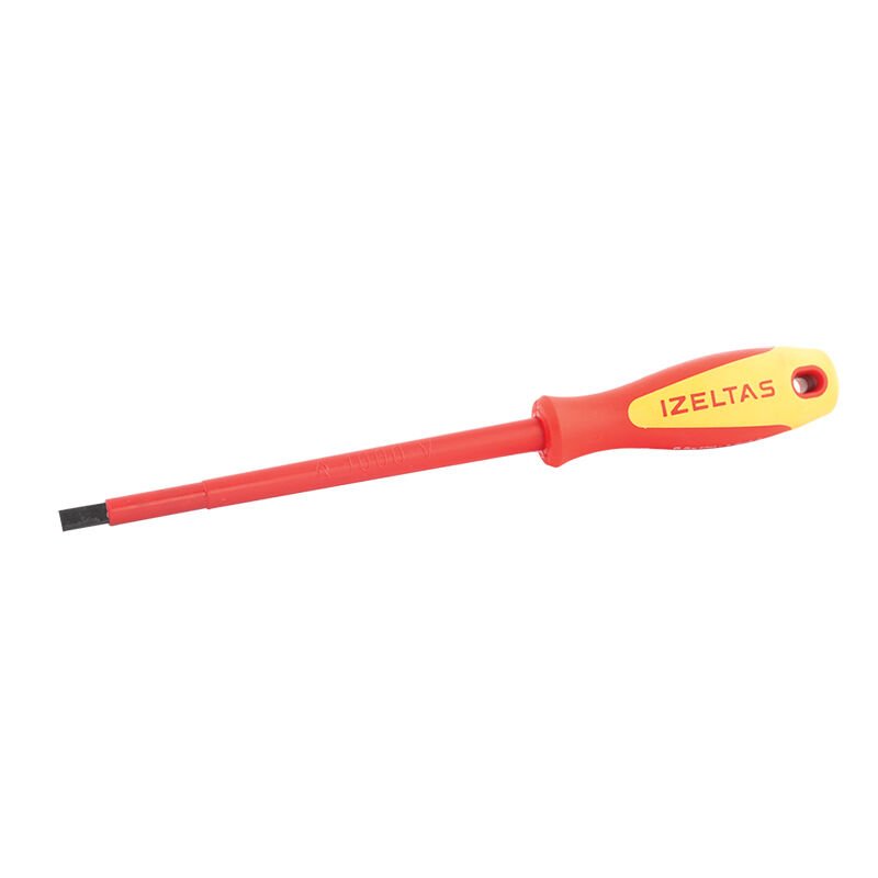 İzeltaş 4140 17 6515 İzoleli Elektrikçi Düz Uçlu Tornavida 6.5x150 1000 Volt İzeltaş 4140 17 6515 İzoleli Elektrikçi Düz Uçlu Tornavida 6.5x150 1000 Volt