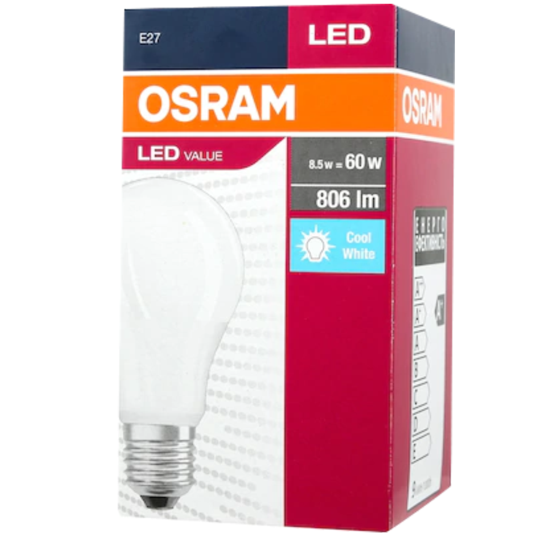 OSRAM 8.5W Led Ampul E27 Duy Beyaz Işık | Led Ampuller E27 Duy