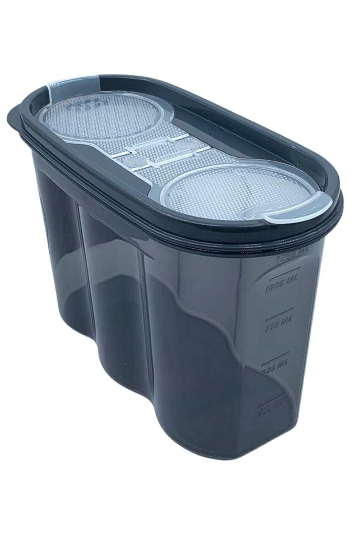 2 Kapaklı Ölçekli Erzak Saklama Kabı - 1 2 Litre - SA930 NN7362 2 Kapaklı Ölçekli Erzak Saklama Kabı - 1 2 Litre - SA930 NN7362