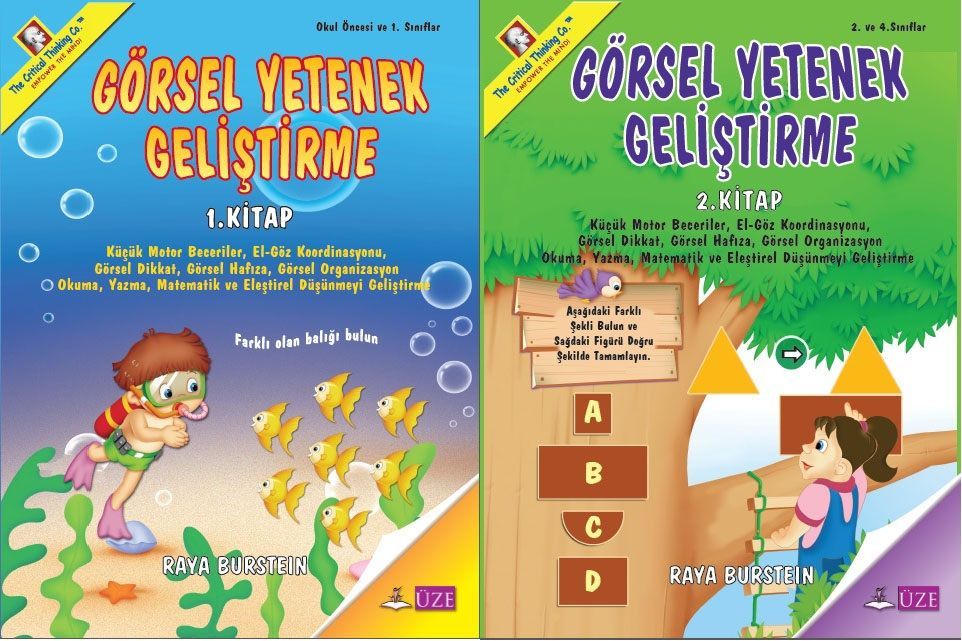 Gorsel Yetenek Gelistirme Seti Kitaplari