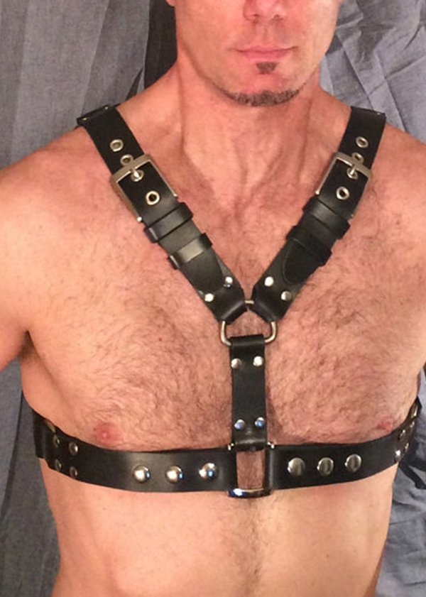 Erkek Erotik Giyim Deri Harness ABM8056