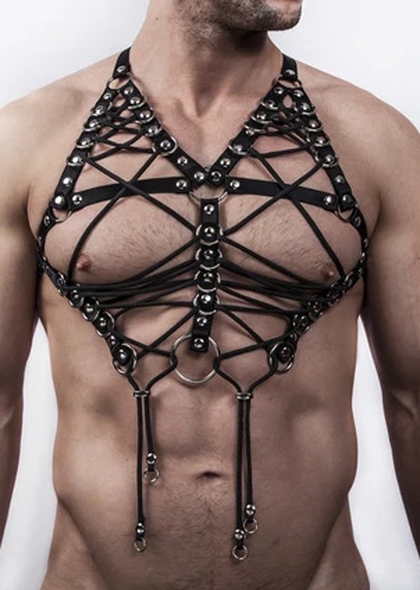 Seksi Erkek İç Giyim Lastik Harness ABM7657