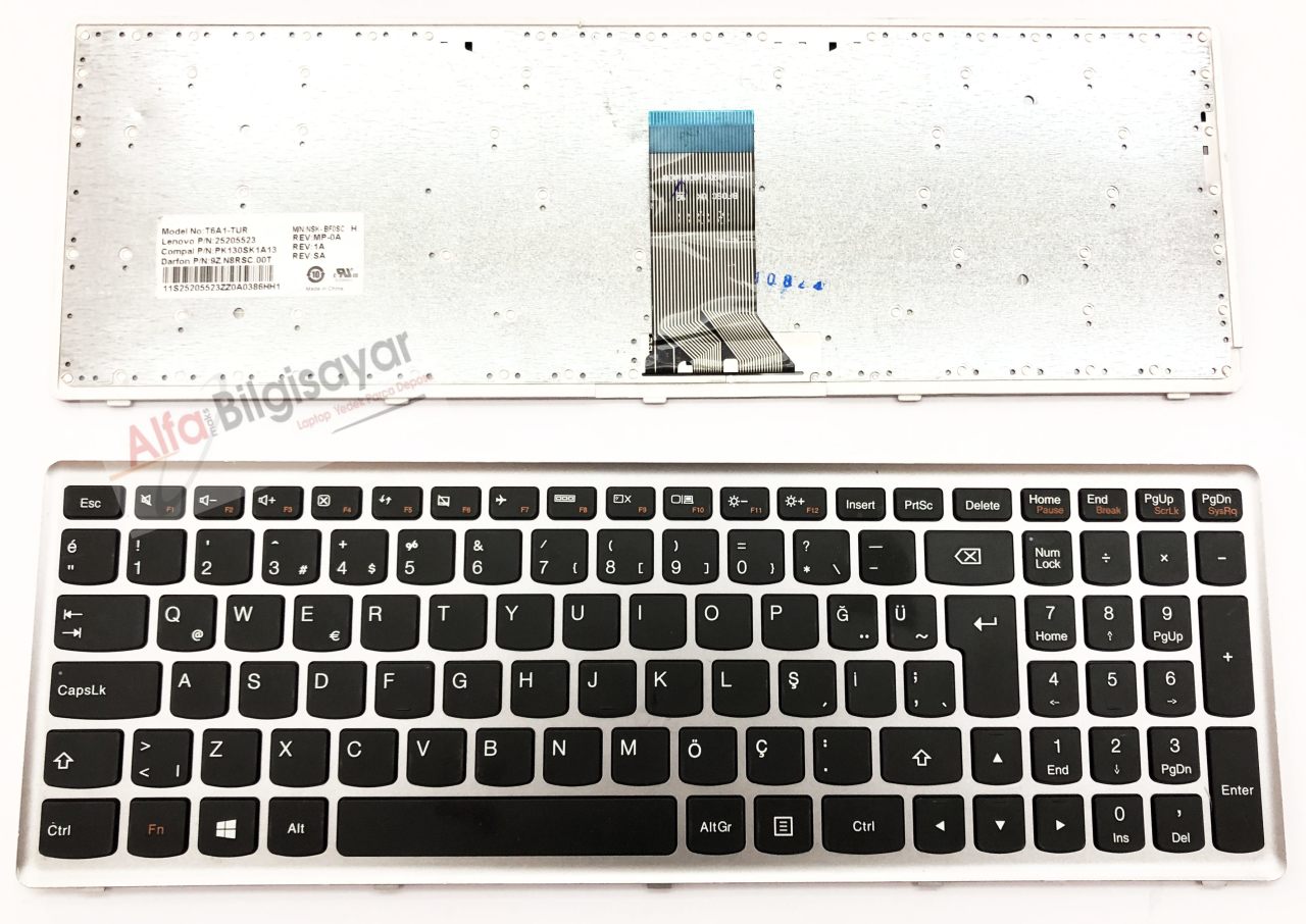 Lenovo Ideapad U510 20191 Z710 Model 20250 Nsk Bf0sc T6a1 Tur T6b1 25205523 Pk130sk1a13 9z N8rsc 00t Mp 0a Turkce Klavye Tus Takimi Lenovo Lenovo Alfa Bilgisayar Ankara Laptop Yedek Parca Laptop Parca Laptop